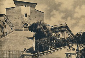 Roma – Aracoeli S. Maria temploma, a Capitolium-dombon, 1910 alkotó: Unbekannt