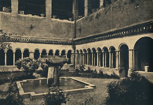 Roma – SS kolostorok. Quattro Coronati a Caelian-dombon. 1113-ban, 1910-ben épült alkotó: Unbekannt