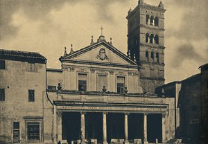 Roma - Szent Cecília templom, 1910 alkotó: Unbekannt