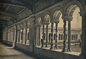 Róma - Szent Pál falak nélkül - A bencés szerzetesek kolostorának kolostora. Munka a alkotó: Unbekannt