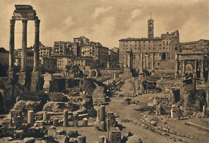 Roma – A Forum Romanum és a Capitolium-hegy, 1910 alkotó: Unbekannt