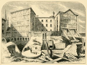 Római maradványokat találtak Billingsgate-ben, 1872. alkotó: Unbekannt