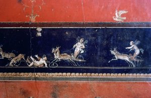 Római falfestmény, a Vettii háza, Pompeii, Olaszország alkotó: Unbekannt