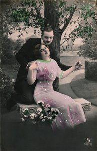 Romantikus képeslap, 1910 alkotó: Unbekannt
