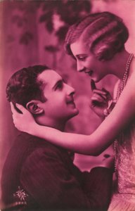 Romantikus képeslap, 1920-as évek alkotó: Unbekannt