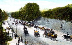 Rotten Row, Hyde Park, London, XX. század alkotó: Unbekannt