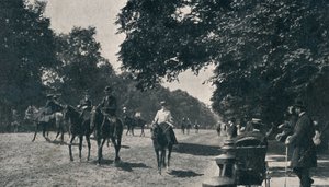Rotten Row, Hyde Park, 1900 alkotó: Unbekannt
