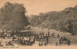Rotten Row, London, 1900 alkotó: Unbekannt