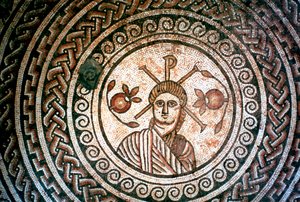 Roundel egy római villából, Szent Mária, Dorset, Kr. u. 4. század alkotó: Unbekannt