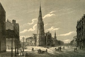 Rowland Hills Chapel & Schools, Westminster Bridge Road, 1878. alkotó: Unbekannt