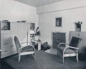 Rowley Gallery of Decorative Art Ltd - Étkező-nappali kombinált helyiség zárva, 1939 alkotó: Unbekannt