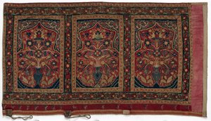 Királyi kerek sátor Muhammad Shah fali panelhez készült három A panellel, 1834-1848. alkotó: Unbekannt