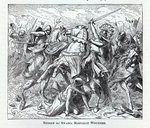 Sváb Rudolf halálosan megsebesült, 1882 alkotó: Unbekannt