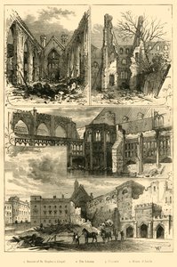 A Parlament romjai, 1881. alkotó: Unbekannt