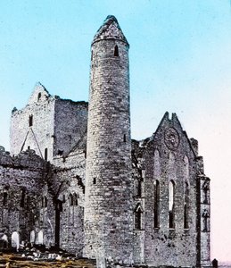 Ruins on the Rock of Cashel Co., Tipperary, 1910 alkotó: Unbekannt