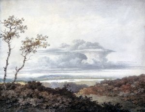 Luke Howard vidéki táj- és felhőtanulmánya, 1849. március alkotó: Unbekannt