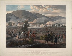 Orosz életőrezred a kulmi csatában 1813. augusztus 29-én, kb. alkotó: Unbekannt