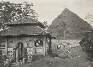 Ruwanweli Dagoba Anuradhapurában. Keleti oldal, 1926 alkotó: Unbekannt