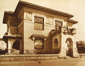 Rjabusinszkij ház, Malaya Nikitskaya utca, Moszkva, Oroszország, 1902 alkotó: Unbekannt