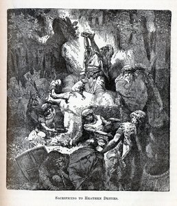 Áldozat a pogány istenségeknek, 1882 alkotó: Unbekannt