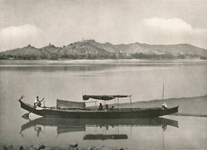 Sagaing, az Irrawaddy-n – minden domb tetején egy pagoda koronázott, 1900. alkotó: Unbekannt