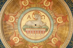 Saint-Francois Xavier templom, Isten báránya (Agnus Dei), Párizs, Franciaország alkotó: Unbekannt
