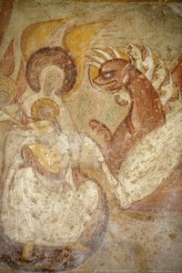 Saint-Savin apátság festménye: Apokalipszis, Saint-Savin-sur-Gartempe, Franciaország alkotó: Unbekannt
