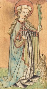 Szent Ágnes, c. 1450. alkotó: Unbekannt