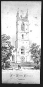 Saint Andrews Church, Falkingham, Lincolnshire, 19. század eleje alkotó: Unbekannt