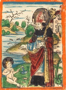 Szent Ágoston, 14801490. alkotó: Unbekannt