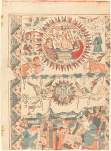 Saint Bonaventure érkezése és prédikációja Lyonban, 1480-1490. alkotó: Unbekannt
