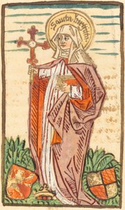 Szent Bridget, c. 14801490. alkotó: Unbekannt