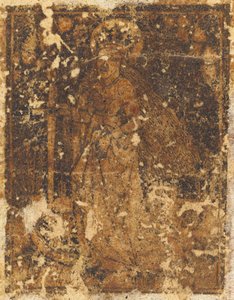Szent Katalin [verso], 1470-ben vagy azután. alkotó: Unbekannt