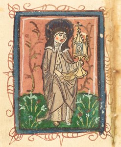 Assisi Szent Klára, 14701480. alkotó: Unbekannt