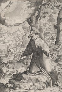 Szent Ferenc a stigmákat fogadja, 1590-1620. alkotó: Unbekannt