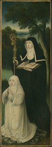 Nivelles-i Szent Gertrud és egy ágostai kanonoknő, 152550. alkotó: Unbekannt