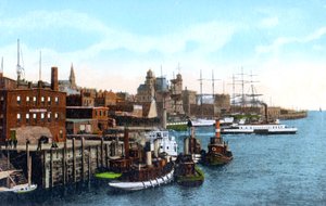 Saint John kikötő, Saint John, New Brunswick, Kanada, 1900-as évek alkotó: Unbekannt