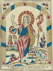 Keresztelő Szent János Könyörögj érettünk, c. 1820. alkotó: Unbekannt
