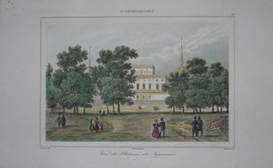 Szent Mihály-kastély Szentpéterváron, 19. század eleje. alkotó: Unbekannt