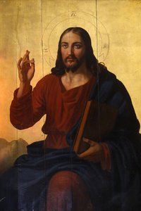Szent Miklós melkite templom, Marseille. Jézus ikonra. Franciaország alkotó: Unbekannt