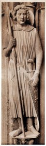 Szent Theodor, Chartres-i katedrális, Franciaország, 13. század alkotó: Unbekannt