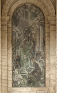Szent medvével (olaj, vászon) alkotó: Unbekannt