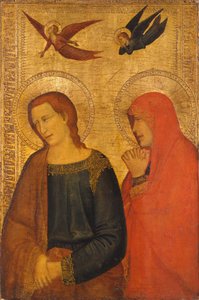 Szent János evangélista és Mária Magdolna, kb. 1335-45. alkotó: Unbekannt