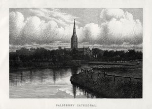 Salisbury katedrális, Wiltshire, Anglia, 19. század alkotó: Unbekannt
