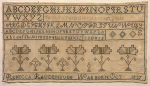 Mintavevő, 1837. alkotó: Unbekannt
