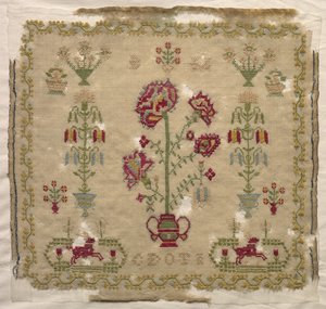 Sampler, 1800-as évek eleje. alkotó: Unbekannt