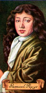 Samuel Pepys, egy sor cigarettakártyából, 1935 alkotó: Unbekannt