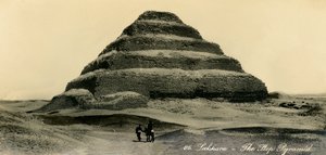 Saqqara – A lépcsős piramis, 1918-c1939. alkotó: Unbekannt