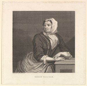 Sarah Malcolm, 18.-19. század vége. alkotó: Unbekannt