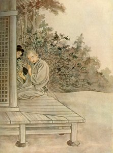 Sawaichi...repeated the Buddhist invocation: Namu Amida Butsu, 1919. alkotó: Unbekannt